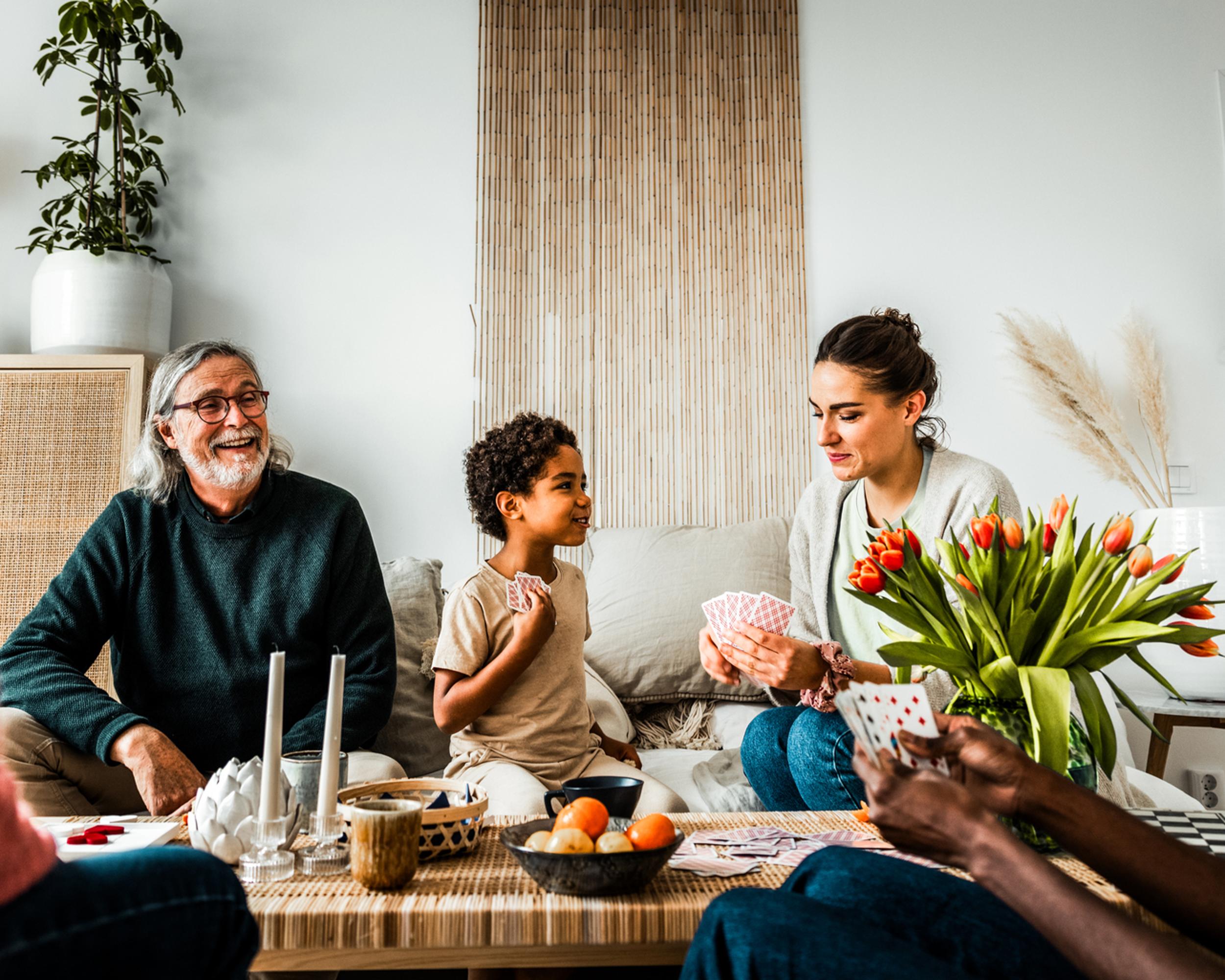 Fler generationer umgås.